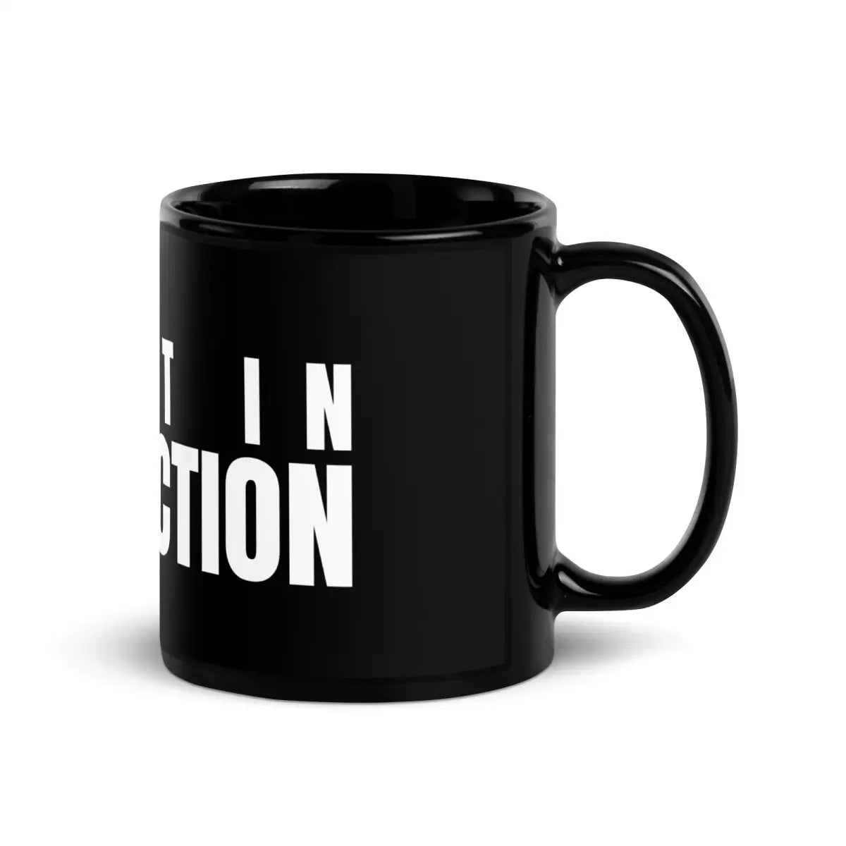 I Test in Production Black Glossy Mug