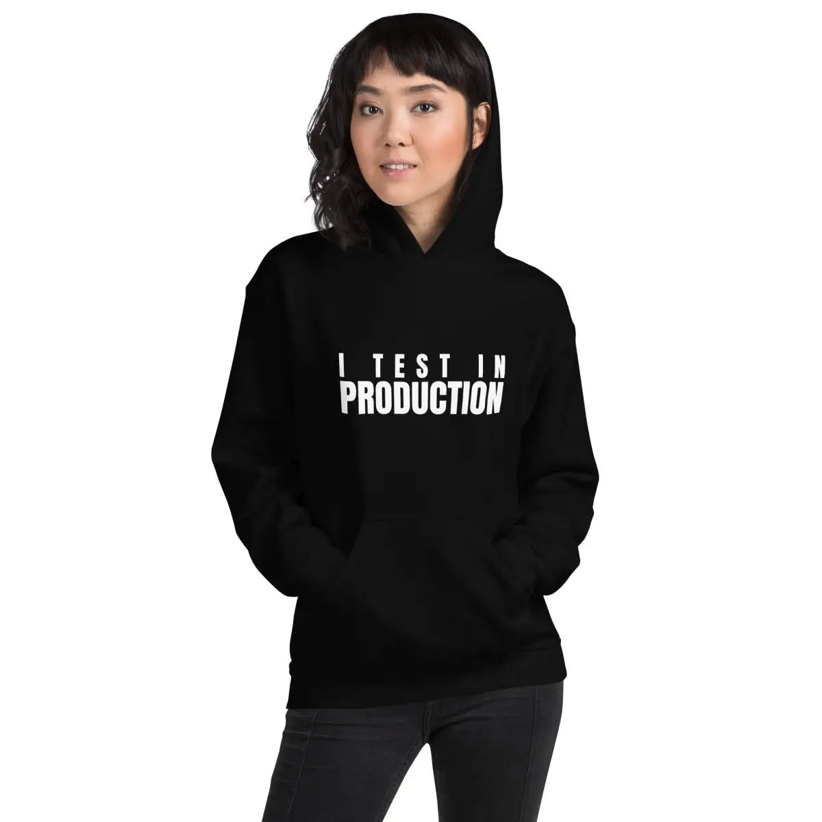 I Test in Production Hoodie (unisex)