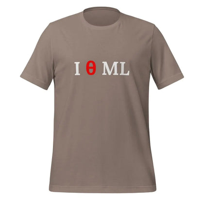 I Theta ML T-Shirt (unisex) - Pebble / M