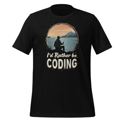 I’d Rather Be Coding T-Shirt 2 (unisex) - Black / M