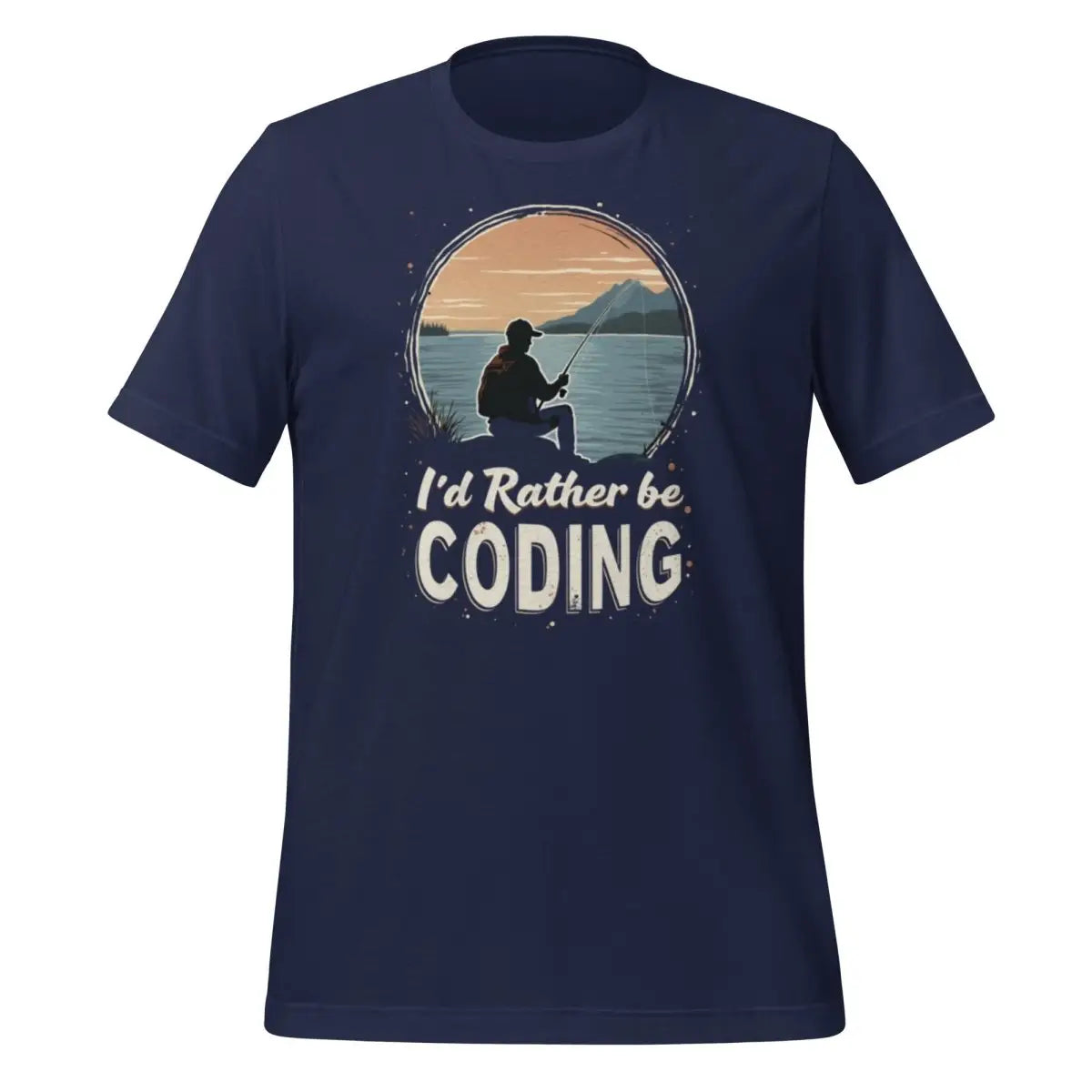 I’d Rather Be Coding T-Shirt 2 (unisex) - Navy / M