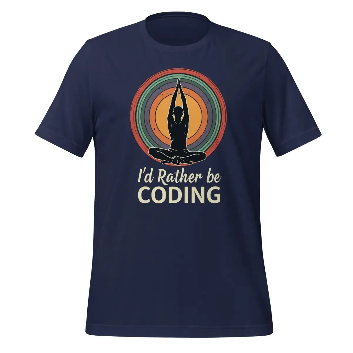 I’d Rather Be Coding T-Shirt 3 (unisex) - Navy / M