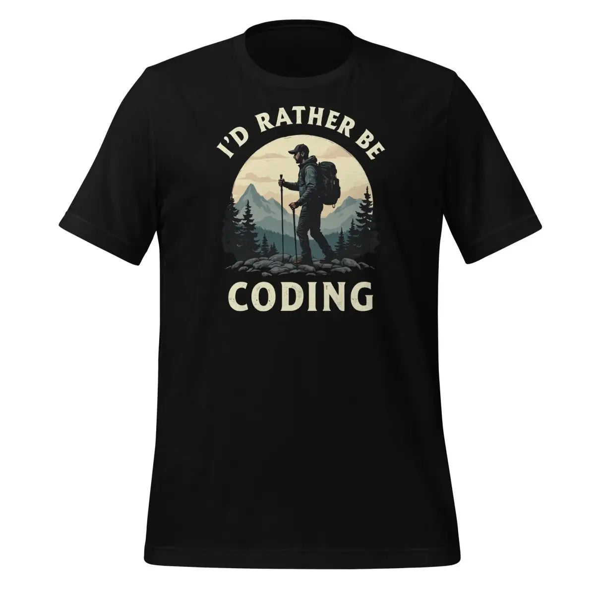 I’d Rather Be Coding T-Shirt (unisex) - Black / M