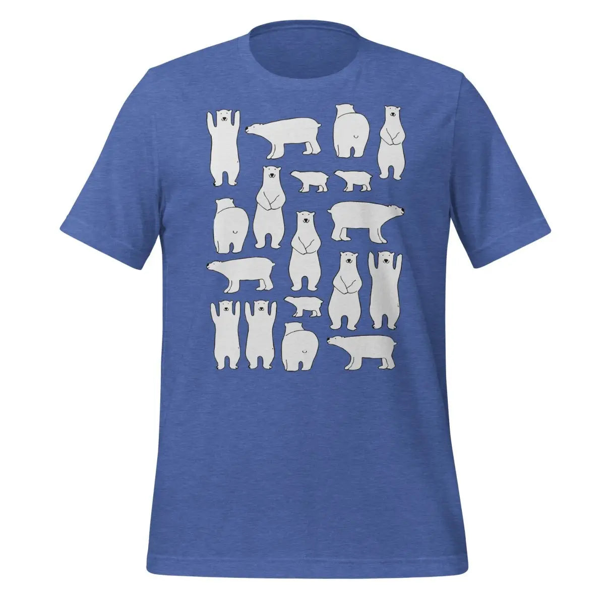 Ilya Polar Bears T-Shirt (unisex) - Heather True Royal / M