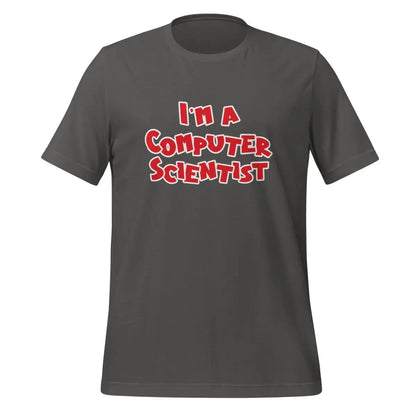 I’m a Computer Scientist Comic T-Shirt (unisex) - Asphalt / M