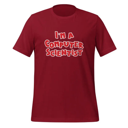 I’m a Computer Scientist Comic T-Shirt (unisex) - Cardinal / M