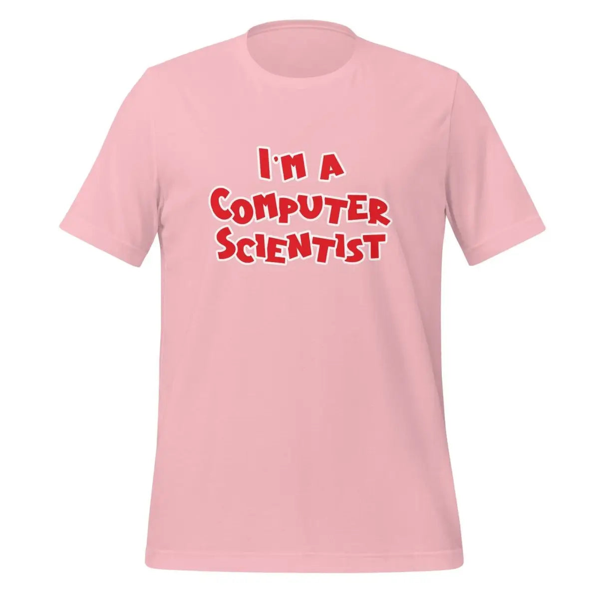 I’m a Computer Scientist Comic T-Shirt (unisex) - Pink / M