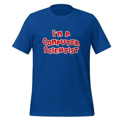 I’m a Computer Scientist Comic T-Shirt (unisex) - True Royal / M