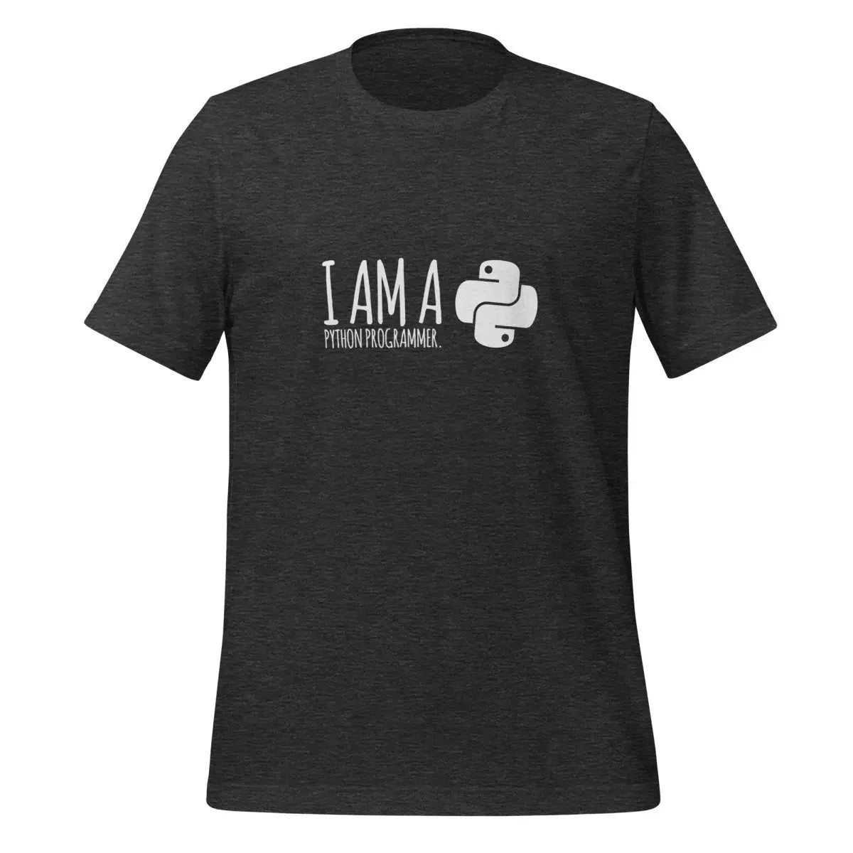 I’m a Python programmer. T-Shirt (unisex) - Dark Grey Heather / M