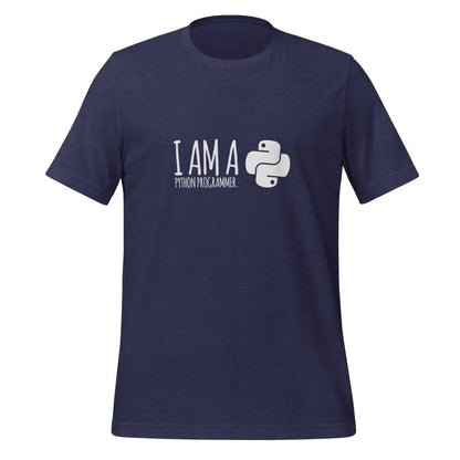 I’m a Python programmer. T-Shirt (unisex) - Heather Midnight Navy / M