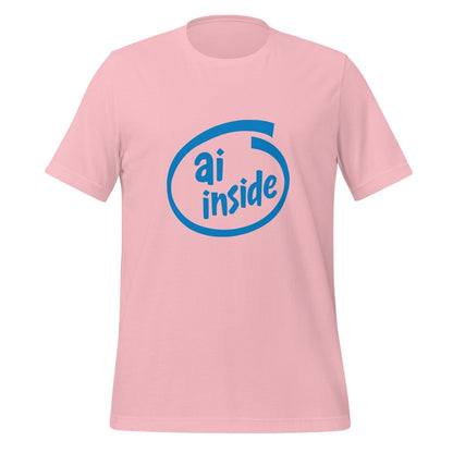 AI Inside T - Shirt (unisex) - Pink - AI Store