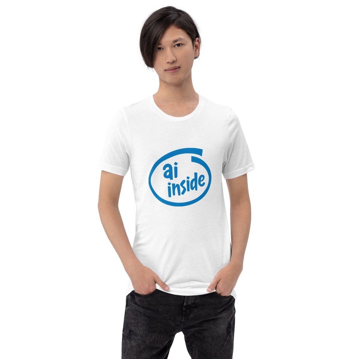 AI Inside T - Shirt (unisex) - White - AI Store