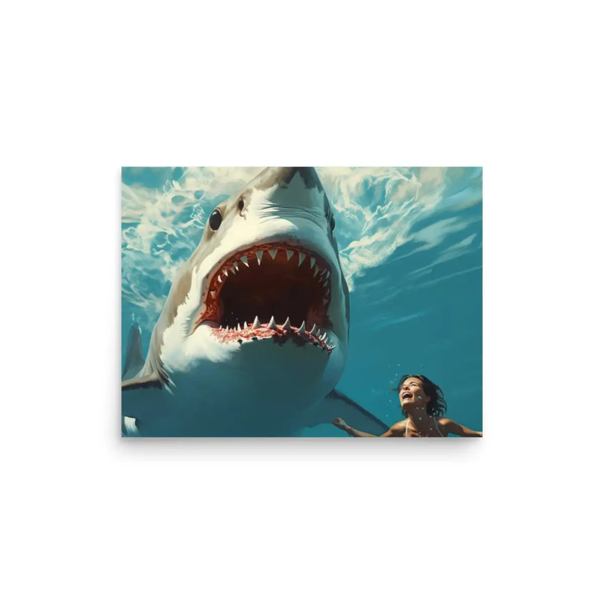 Inspired by the Jaws Movie Poster 2 - 12″×16″