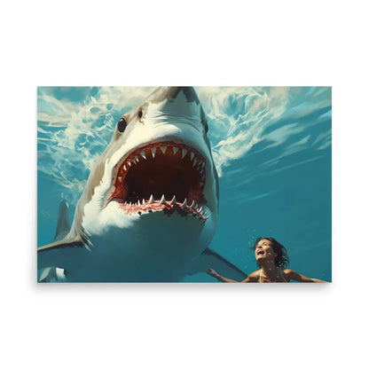 Inspired by the Jaws Movie Poster 2 - 24″×36″