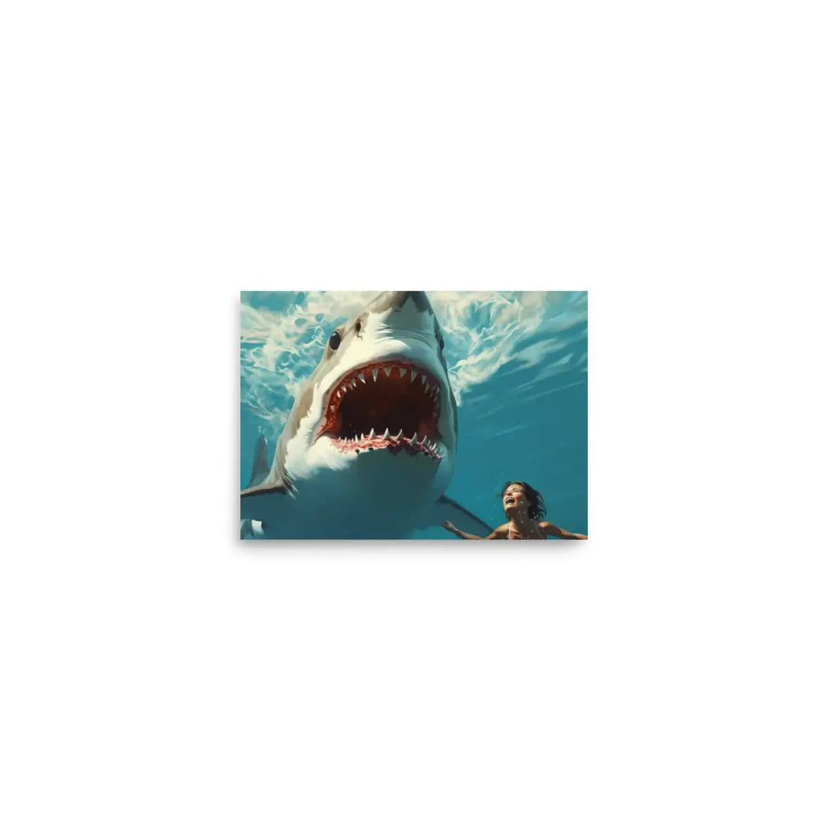 Inspired by the Jaws Movie Poster 2 - 5″×7″