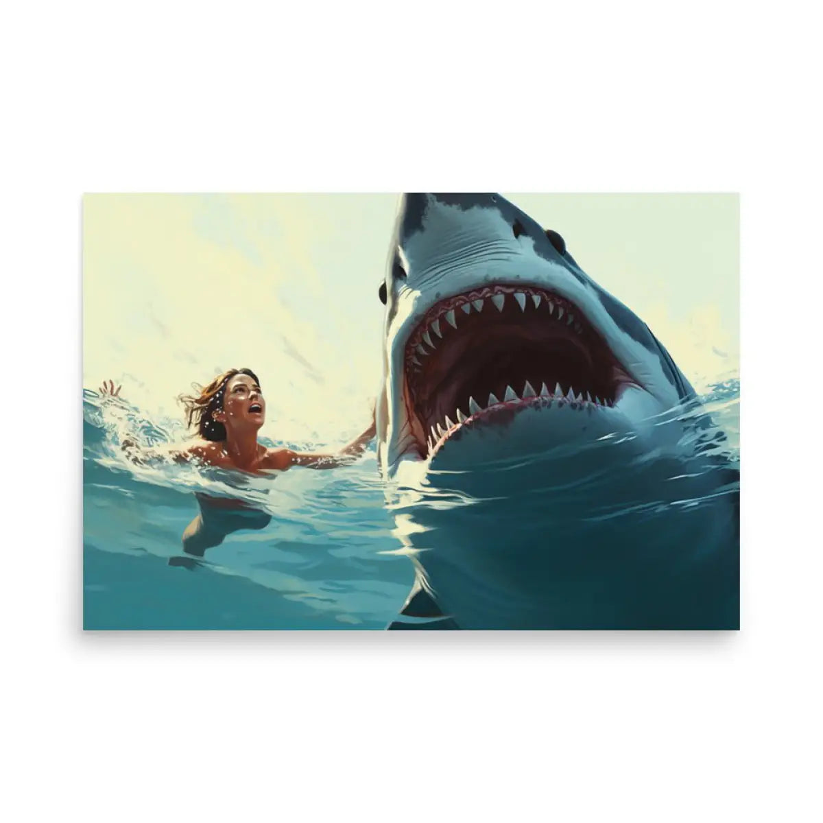 Inspired by the Jaws Movie Poster 3 - 24″×36″