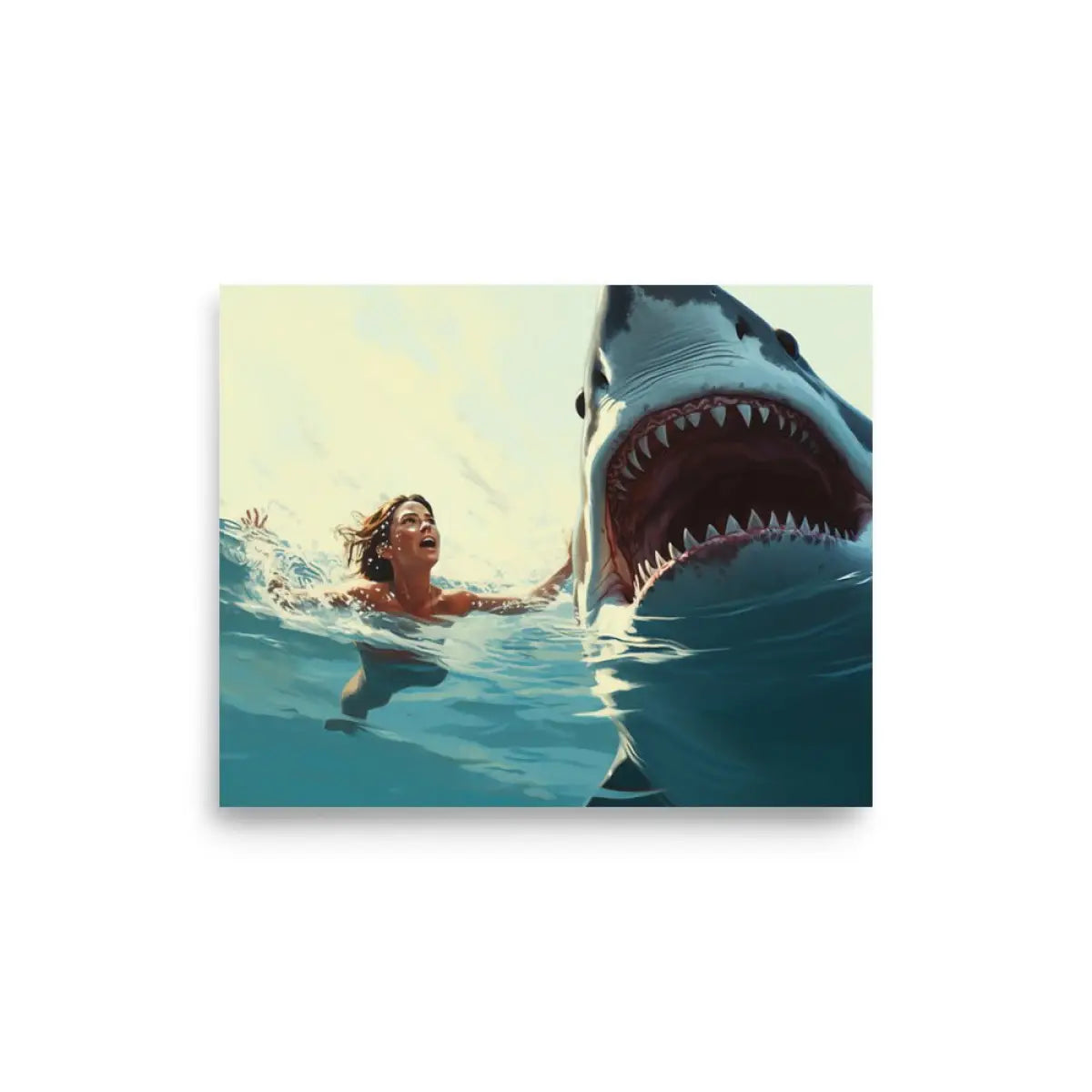 Inspired by the Jaws Movie Poster 3 - 8″×10″