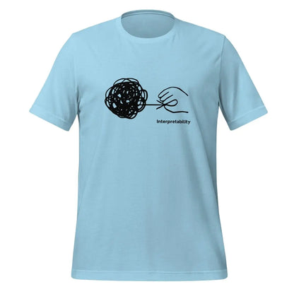 Interpretability T-Shirt (unisex) - Ocean Blue / M