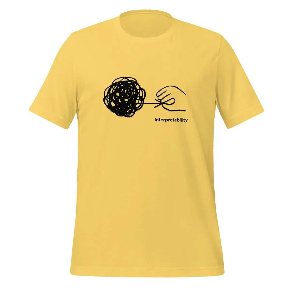 Interpretability T-Shirt (unisex) - Yellow / M