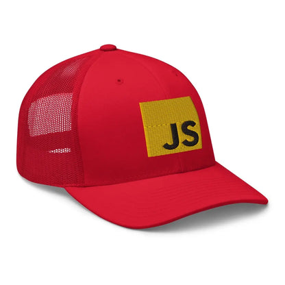 JavaScript Embroidered Trucker Cap