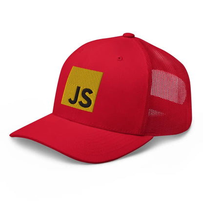 JavaScript Embroidered Trucker Cap