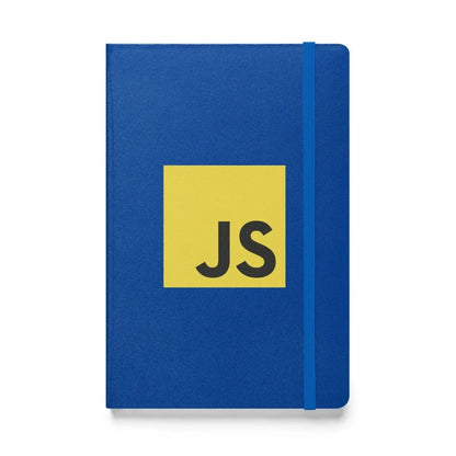 JavaScript Hardcover Bound Notebook - Blue