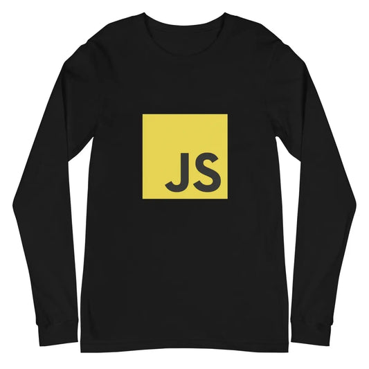 JavaScript Long Sleeve T-Shirt (unisex) - Black / M