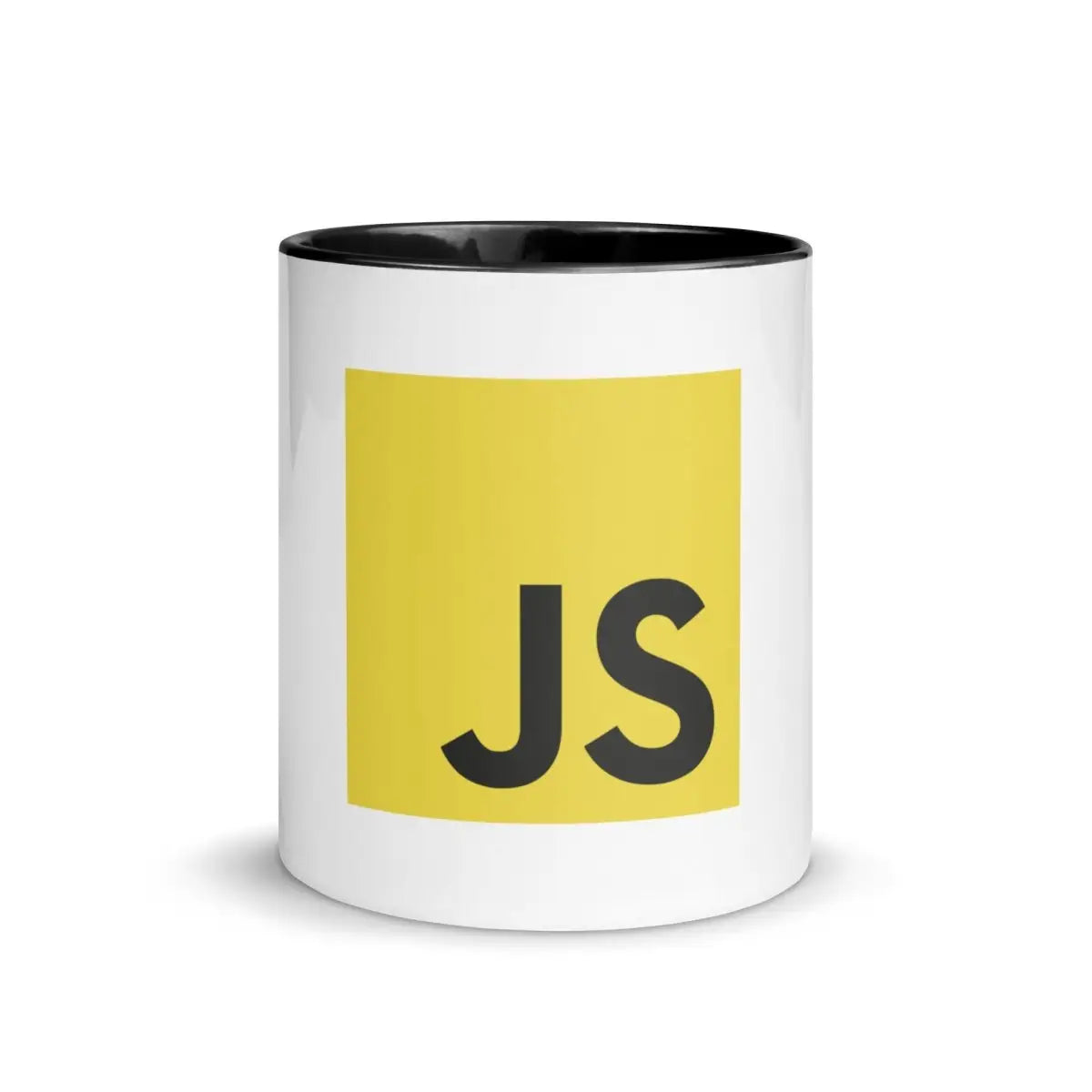 JavaScript Mug with Color Inside - Black / 11 oz