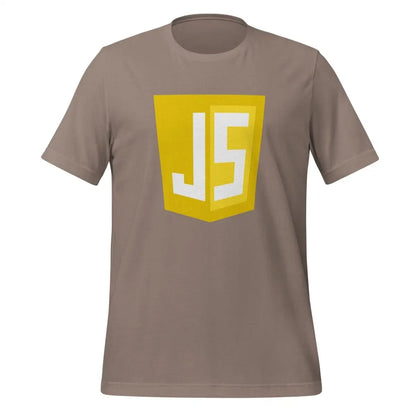 JavaScript Shield T-Shirt (unisex) - Pebble / M