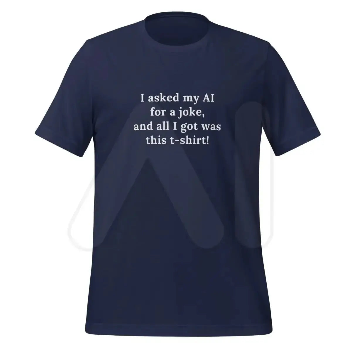 AI Joke T-Shirt (unisex) - Navy / M