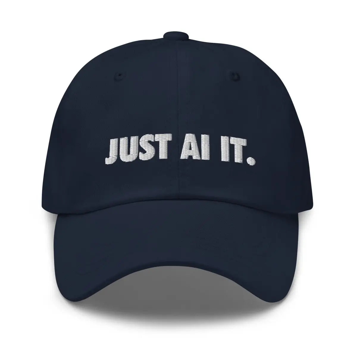 JUST AI IT. Embroidered Cap - Navy