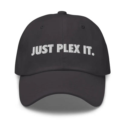 JUST PLEX IT. Embroidered Cap - Dark Grey