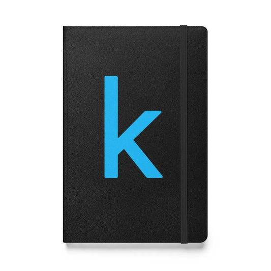 Kaggle Icon Hardcover Bound Notebook - Black