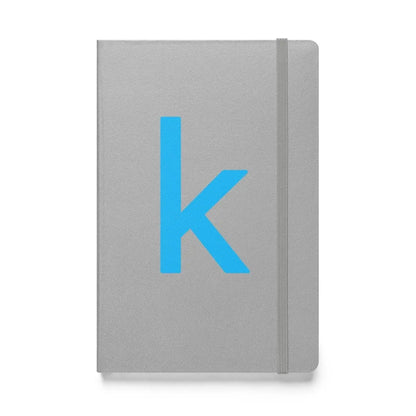 Kaggle Icon Hardcover Bound Notebook - Silver