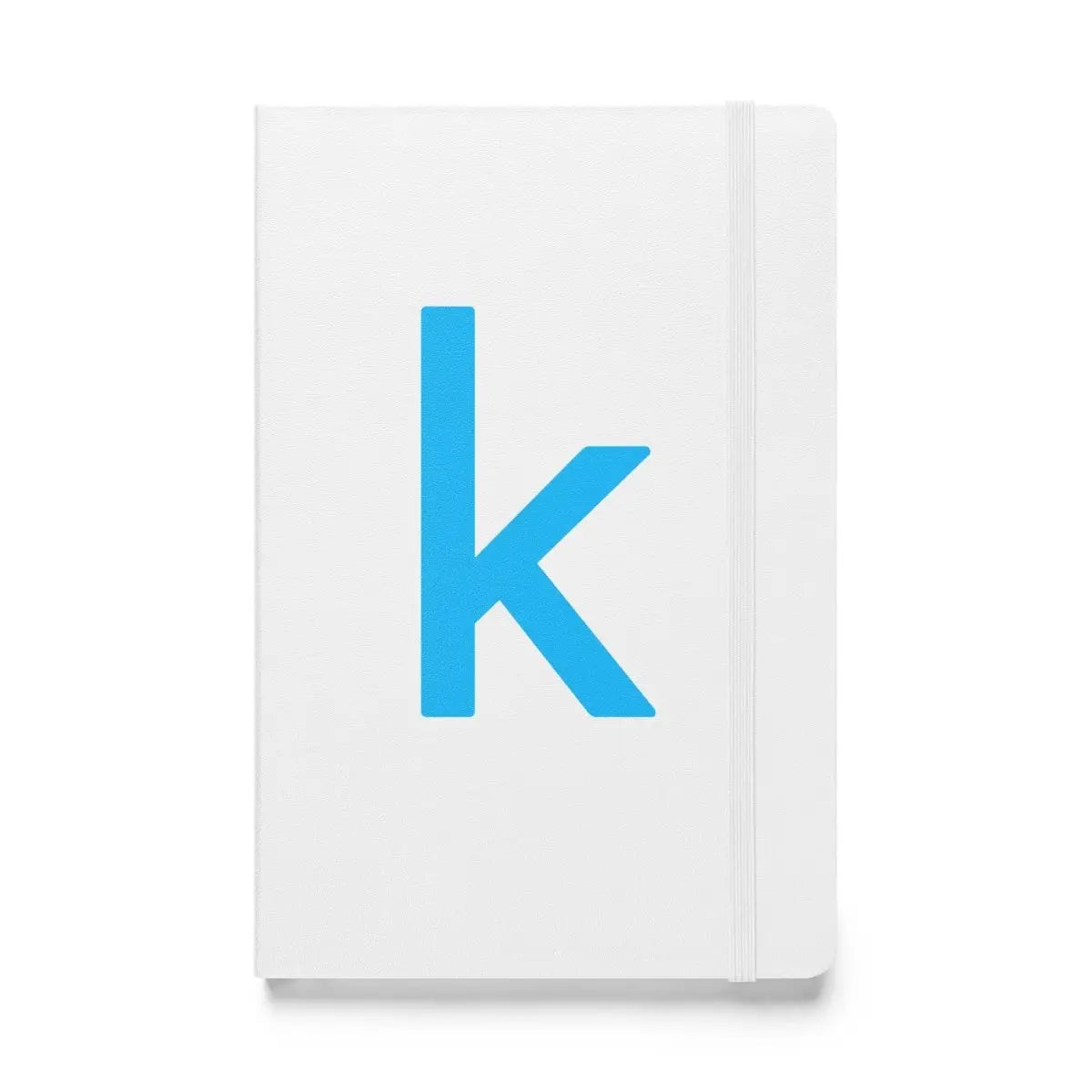 Kaggle Icon Hardcover Bound Notebook - White