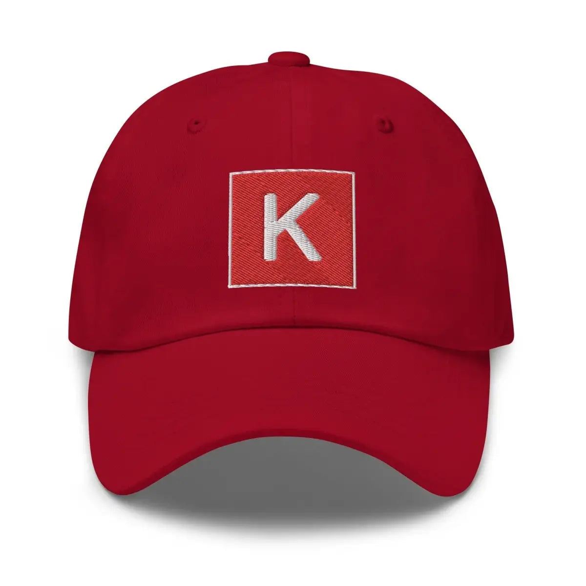 Keras Icon Embroidered Cap - Cranberry