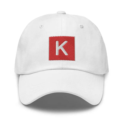 Keras Icon Embroidered Cap - White