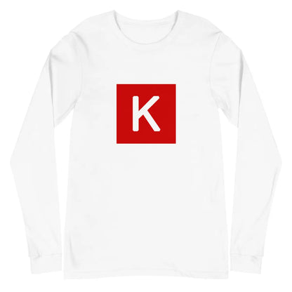 Keras Icon Long Sleeve T-Shirt (unisex) - White / M