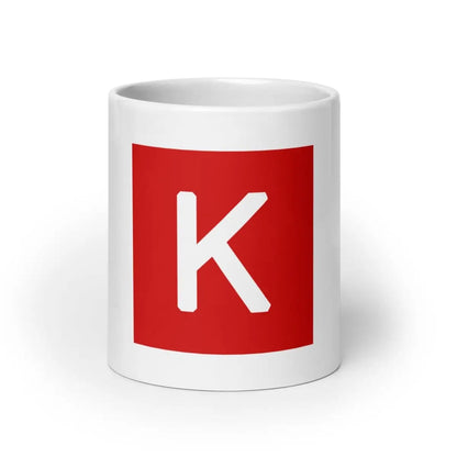 Keras Icon White Glossy Mug - 15 oz