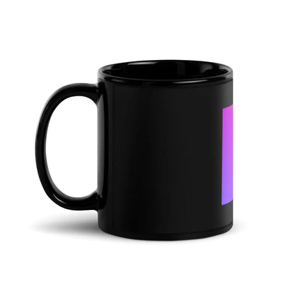 Kotlin Icon Black Glossy Mug