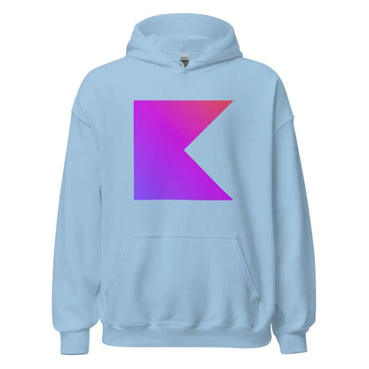 Kotlin Icon Hoodie (unisex) - Light Blue / M