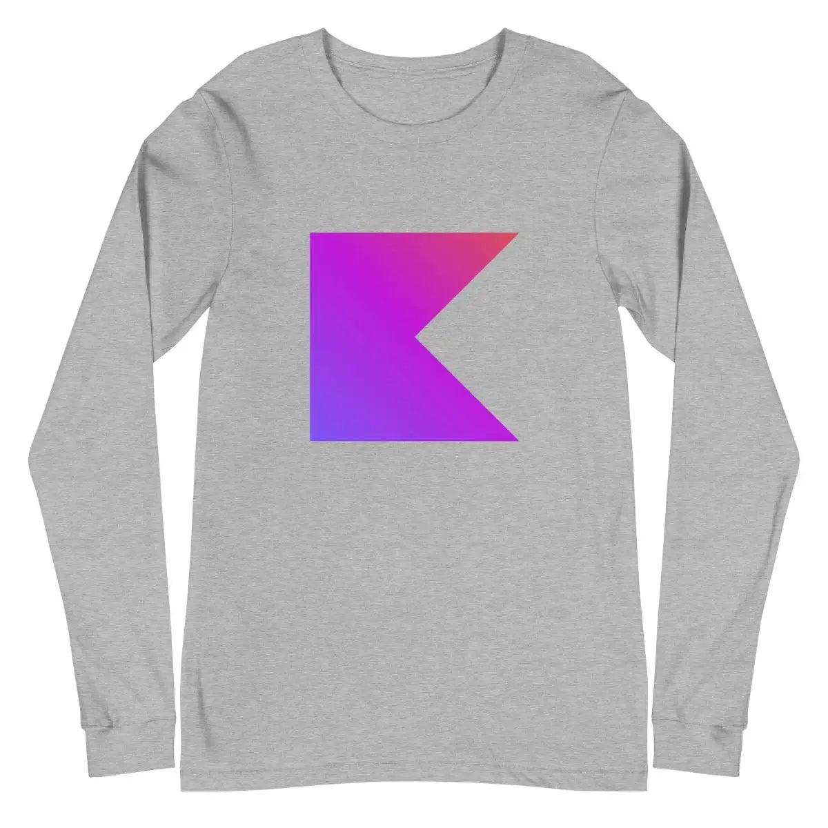 Kotlin Icon Long Sleeve T-Shirt (unisex) - Athletic Heather / M