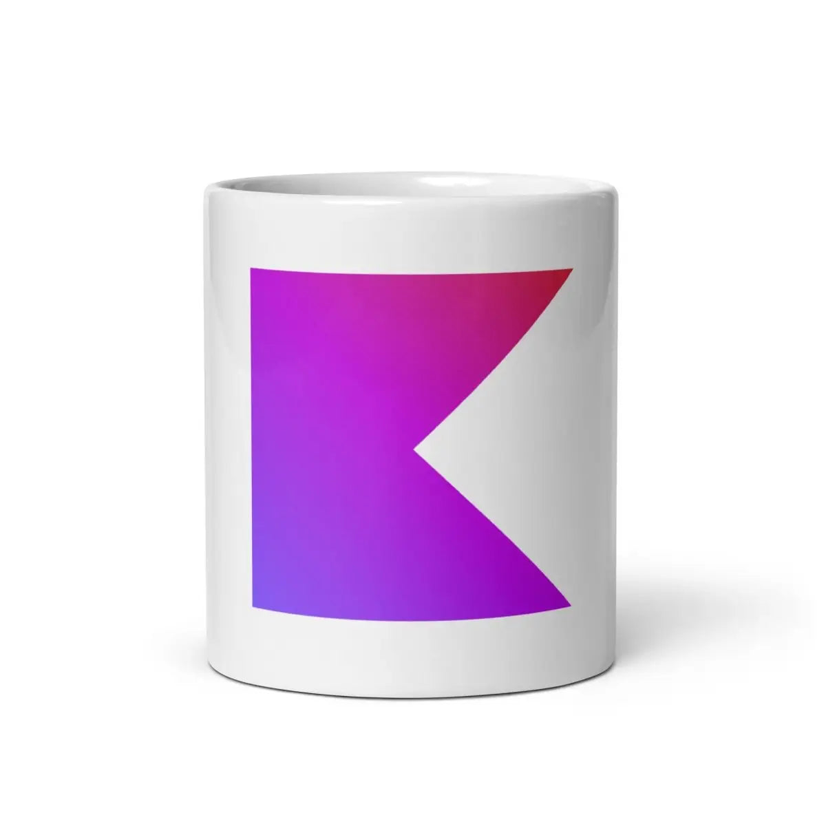 Kotlin Icon on White Glossy Mug - 11 oz