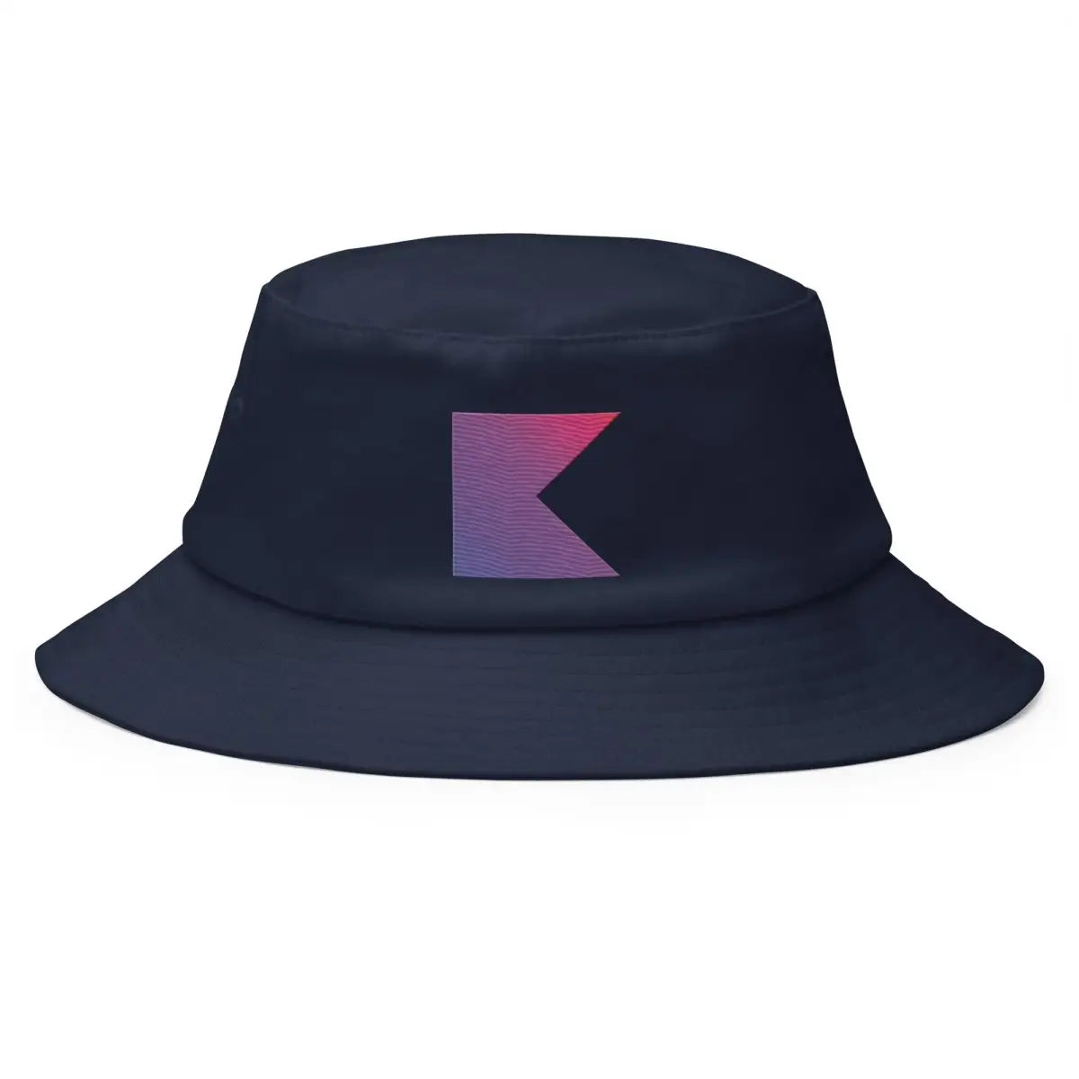 Kotlin Icon True-Color Embroidered Bucket Hat - Navy