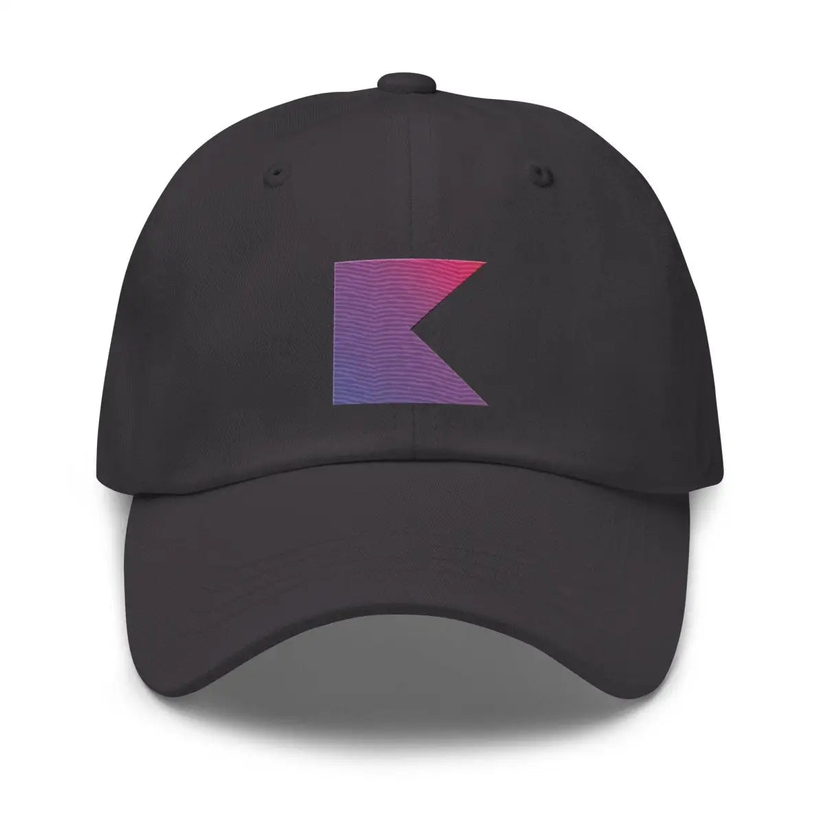 Kotlin Icon True-Color Embroidered Cap - Dark Grey