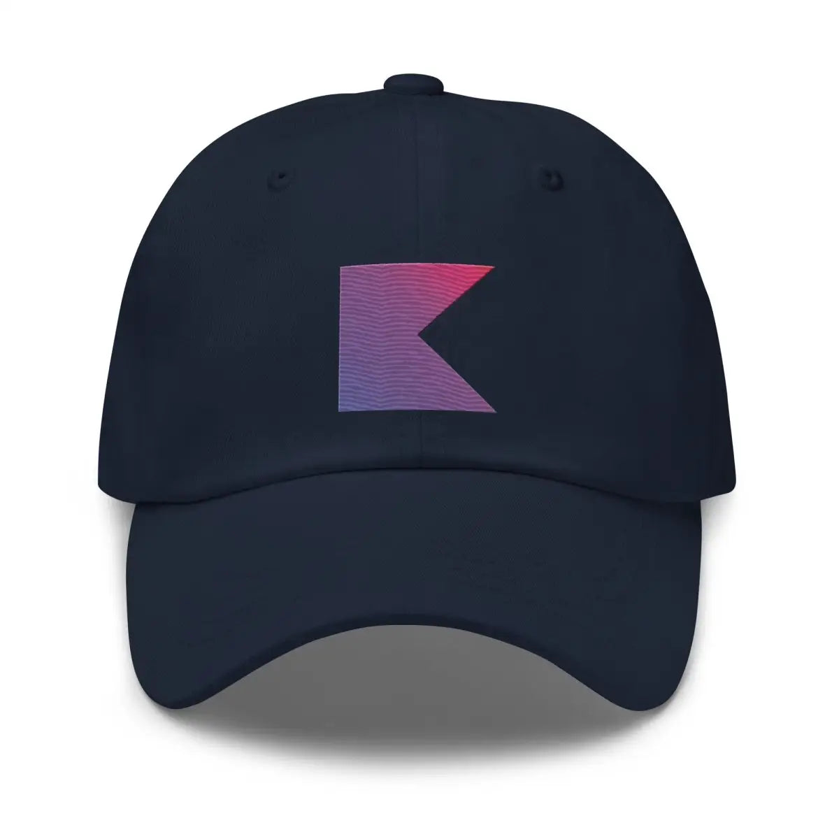 Kotlin Icon True-Color Embroidered Cap - Navy