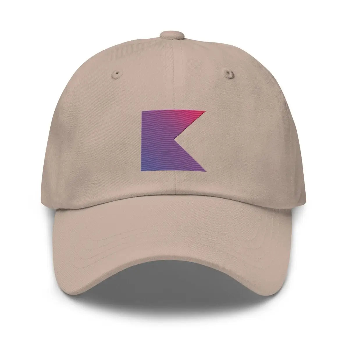 Kotlin Icon True-Color Embroidered Cap - Stone