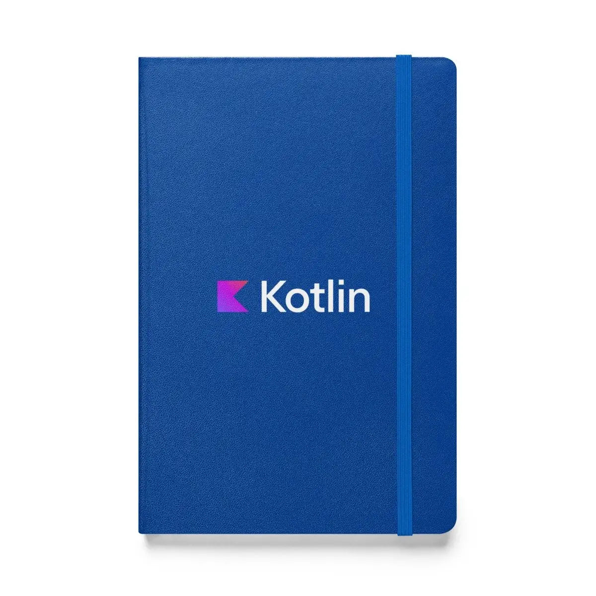 Kotlin Logo Hardcover Bound Notebook - Blue