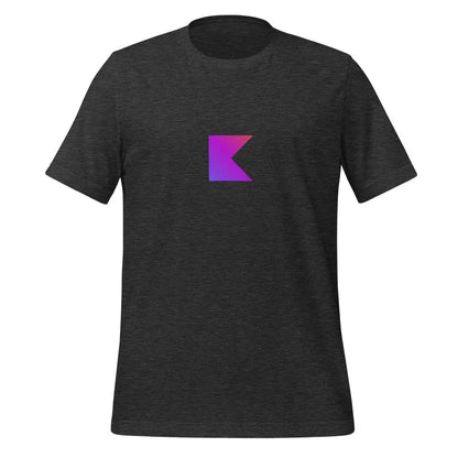 Kotlin Tiny Icon T-Shirt (unisex) - Dark Grey Heather / M