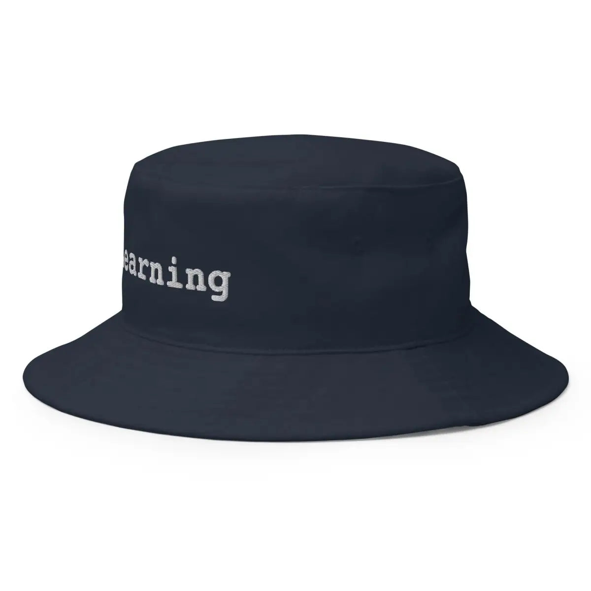 ’Learning’ Embroidered Bucket Hat